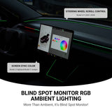 TESERY NeuroLight丨Model 3/Y Dashboard RGB Lights with Integrated BSD System