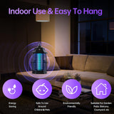 Bug Zapper Indoor, Fly Zappers Electric Mosquitoes Insect Gant Fruit Flies Moth Traps with 4200V for Home Living Room Bedroom Kitchen Backyard Patio Garage Office Camping