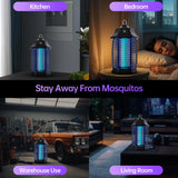 Bug Zapper Indoor, Fly Zappers Electric Mosquitoes Insect Gant Fruit Flies Moth Traps with 4200V for Home Living Room Bedroom Kitchen Backyard Patio Garage Office Camping