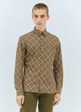 Burberry Men Check Cotton Shirt