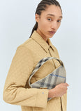 Burberry Women Check Mini Knitted Shoulder Bag
