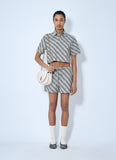Burberry Women Crop Check Shirt