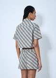 Burberry Women Crop Check Shirt