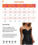 Bustier Corset Tops for Women Overbust Lace Up Date Night Outfit Strapless Steel Boned Going Out Holiday Party Rave Valentine Tank Tops