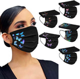 Butterfly Printed Paper Mask