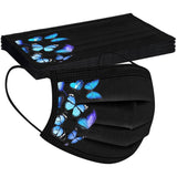 Butterfly Printed Paper Mask