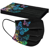 Butterfly Printed Paper Mask