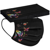 Butterfly Printed Paper Mask