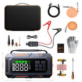 【Flash Sale】Buture Beta09 Car Jump Starter 8000A with 160 PSI Air Compressor丨16-in-1 Roadside Kit