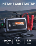 Buture Beta08 Car Jump Starter 3000A丨Compact Size, Air Travel Friendly