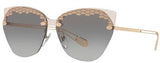 Bvlgari 6107 2050/11 Gradient Lens Gold Metal Sunglasses
