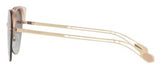 Bvlgari 6107 2050/11 Gradient Lens Gold Metal Sunglasses