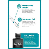 the fair. Drone-Targeted Argan Hair Serum 50ml - Nourishing Vegan Formula for All Hair Types
