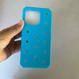 Suitable For 11 16Plus Hole DIY Shoe Buckle Pattern Silicone Phone Case