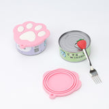 Silicone Dog's Paw Modeling Pet Can Lid