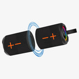 KP-858 Best-selling Wireless Bluetooth Speaker Featuring A Modular Dual-unit Design Portable Handle High Power Output And RGB Lighting Ideal For Outdoor Gatherings Factory Stock Available