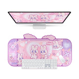 Original Fluffy Rabbit Oversized Mouse Pad Special-shaped Large Table Mat