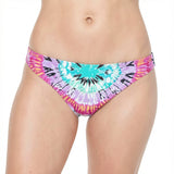 Salt + Cove Tie-Dye Juniors Totally Printed Hipster Bikini Bottom, Size S