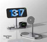 3-in-1 Wireless Charger Magnetic Desktop Charging Station Stand