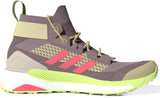 adidas Womens Terrex Free Hiker Gore-Tex Hiking Shoe Magic Mauve/Acid Red/Pulse Lime - 8.5