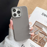 New Arrival Phone Case Best-selling Plain Leather Case In Solid Color