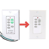 Anderic Substitute for Fanimation C23 Wall Switch Ceiling Fan Remote Control with UP & DOWN light and Rev UC-9051T [CHQ9051T Wireless]
