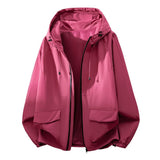 Spring And Autumn Unisex Jacket Mens Three Dimensional Line Design American Style