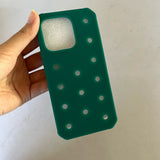 Suitable For 11 16Plus Hole DIY Shoe Buckle Pattern Silicone Phone Case