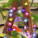 Rabbit Carrot Chick And Easter Egg Battery-Powered Copper Wire Lights For Easter Decorations