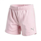 Puma Big Girls French Terry Pull-on Shorts - Pink Small/7