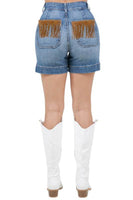 Willow Fringe Short Medium Wash