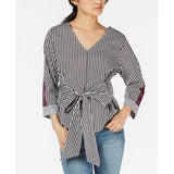Almost Famous Juniors Tie-Front Top