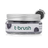 T-Brush Natural Activated Charcoal Toothpaste Tablets - Vegan, Chemical-Free Oral Care