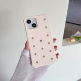 Silicone Hole Phone Case Protective Cover Three-dimensional