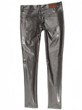 Mens Mirrored PU Latex Faux Leather Pants