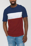 COLOR BLOCK SHORT SLEEVE TSHIRT