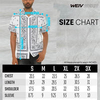 Mens Collared Print Button Down