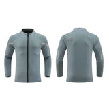 Mens Fitness Running Training Stand-Neck Windbreaker Jacket