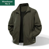 Versatile Loose-fit Stand-collar Jacket American-style Water-repellent
