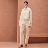 Retro Short Temperamental Women's Genuine Leather Clothes