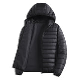 AutumnWinter Warm Hooded Loose-fit Windproof Sporty Casual Ribbed Top