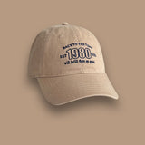 Single-color Adjustable English Numeral Embroidered Washed-out Distressed Simple Trendy Baseball Cap, Suitable For Travel, Daily Outings And Shopping.