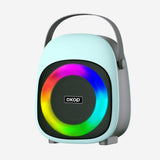 KP-857 Hot-Selling Mini Portable Bluetooth Speaker Wireless Outdoor Speaker With RGB Ambient Light Factory Stock Available
