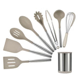 Non-stick Cookware Spatula And Spoon Rotating Storage Bucket Set