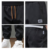 Men's Casual Sports Cropped Ankle-Tight Pants