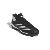 adidas Mens Adizero Impact Molded Baseball Sneaker Black/White/Black 9.5