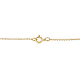 10K Yellow Flashed .925 Sterling Silver 1/4 Cttw Champagne Diamond Filigree Cross Pendant Necklace (K-L Color, I1-I2 Clarity) - 18"