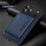Genuine Leather Drop-Proof Phone Case - Slim Protective Cover for Smartphone with Shock Absorption and Scratch Resistance