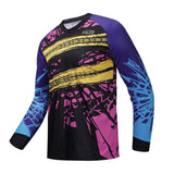 V-neck 3D Digital Print Long Sleeve