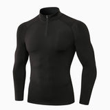 Mens Zip-up Lightweight Stand-collar Long-sleeve